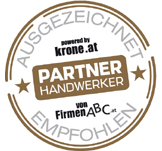 Ausgezeichnet: Partner-Handwerker, empfohlen von krone.at und FirmenABC
